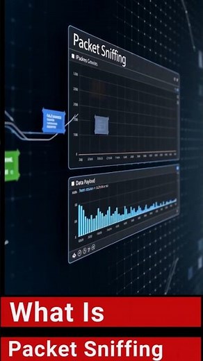 Packet Sniffing Explained How Hackers Steal Your Data #shorts #shortsvideo #cybersecurity