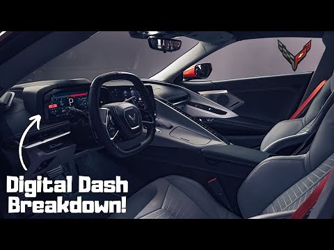 2020 Corvette C8 Digital Dash Explained! *Chevrolet Mid Engine Corvette*