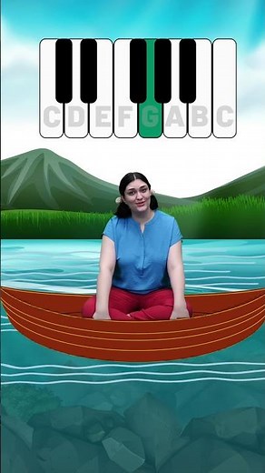 Sing & Play “Row Row Your Boat – Easy Piano for Kids #kidsmusic #nurseryrhymes