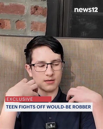 TEEN FIGHTS OFF ROBBER: News 12's Noelle Lilley speaks to a Pelham Parkway family who says their teen soon was the victim of an early morning attack on his way to school. Watch News 12 for more on this exclusive story - https://bit.ly/3GwlX7U | News 12 The Bronx
