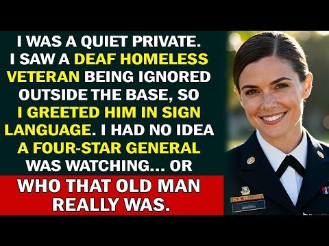 I Used Sign Language to Help a Deaf Homeless Veteran, I Had No Idea a Four-Star General Was Watching