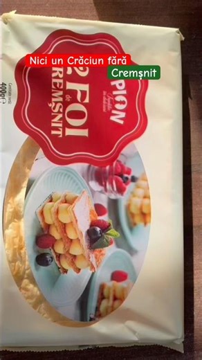 Cremșnit - obligatoriu de Crăciun! #cremsnit #foi #cremavanilie #christmas #cremes #prajituradecasa