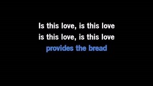 Karaoke Is This Love - Bob Marley - CDG, MP4, KFN - Karaoke Version