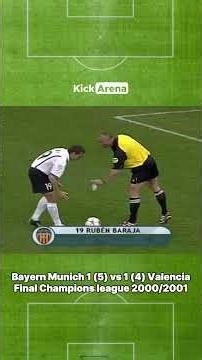 Bayern Munich 1 (5) vs 1 (4) Valencia Final Champions league 2000/2001 #BayernMunich #valencia