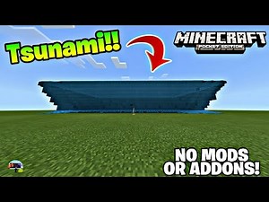 ✔MCPE HOW TO MAKE A TSUNAMI !!! ( NO MODS OR ADDONS!)