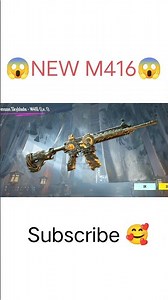 😱New M416😱 Redeem 🔥 #bgmi #m416spray #pubgmobile #foryoupage #newm416skin
