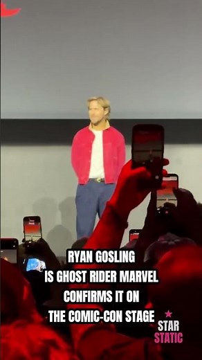 😱 ON STAGE: Ryan Gosling Is Marvel's New Ghost Rider at San Diego Comic-Con