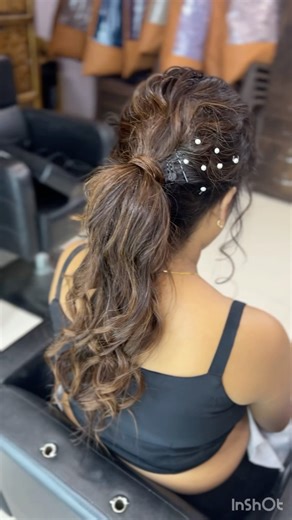 Bridal reception hairstyle step by step #makeup #hairstyle Kinjal desai