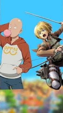 saitama vs Armin colossal Titan #kny #fyp #new #viral #trend #shorts #saitama #armin