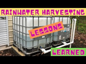 Rainwater Harvesting Lessons I Learned