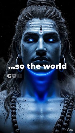 Why his Throat is Blue 🕉️ #neelkanth #shiva #wisdom