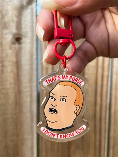 2in Bobby That’s My Purse Keychain - Etsy