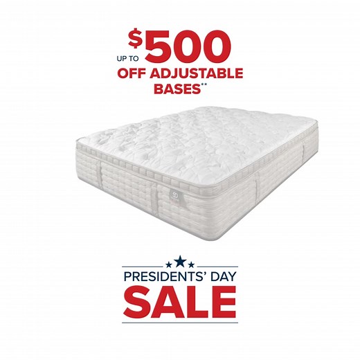 🇺🇸 🎉 Celebrate Presidents' Day with RC Willey! Shop deals on mattresses get up to $500 off adjustable bases with a mattress purchase! | RC Willey