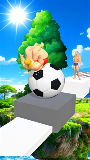 Squeezy Girl Fun Reverse Jumping Gamplay #Fun #shorts