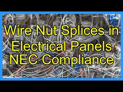 Wire Nut Splices in Electrical Panels NEC Compliance