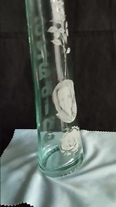 Glass bottle engraved by Atomstack P9 M50
