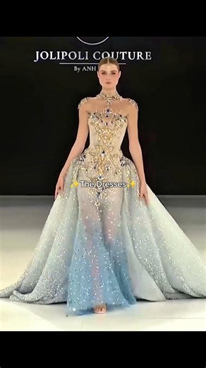 The Designer vs her Designs ✨😮 #jolipoli #dress #weddingdress #hautecouture #beautiful #fashion