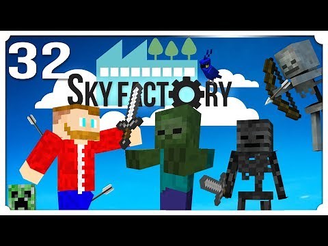 Hunting Dimension - Minecraft: Sky Factory #32 [Sky Factory 4 modpack]
