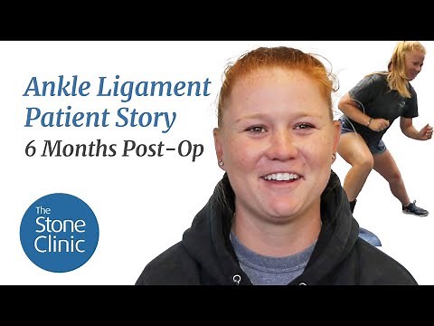Ankle Ligament Injury Repaired for Tennis Player w/ Stone-Modified Brostrom Procedure