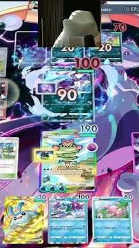 Mega Slowbro Destroy's the Bench! #pokemonpocket #pokemontcgpocket