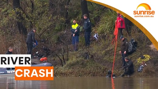 Father and son killed in river crash