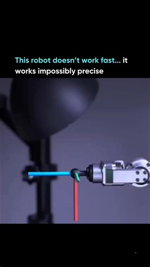 Meet the robot that makes "steady hands" look like a vibrating phone on a marble table. We’re talking about precision automation so intense that it measures success in micrometers. If this bot tried to play Operation, it wouldn’t just win—it would perform a triple bypass on a dust mite without breaking a sweat. While we’re over here struggling to thread a needle or put a screen protector on straight, this machine is out here: -Aligning photonics 💡 -Building micro-medical devices 🩺 -Handling co