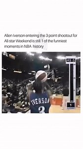 512K views · 1.2K reactions | Back in 2000 Allen IVERSON was in the 3pt contest and made everyone laugh at how casual he was going  smooth n steady | NBA NEWS AND VIDEOS | Facebook