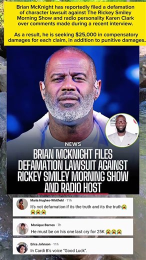 Brian McKnight sues radio hosts over interview comments 👀 Seeking damages in court 😳👇