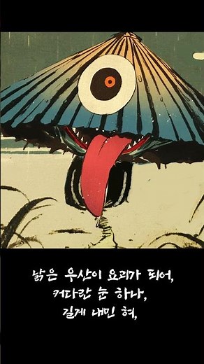 우산 요괴 카라카사소승이야기 #카라카사소승 #우산요괴 #츠쿠모가미 #백귀야행 #일본요괴 #달빛설화전 #요괴이야기 #카라카사바케