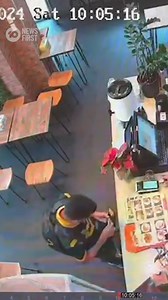 CCTV footage has emerged showing the movements of the man responsible for Saturday's horrific stabbing rampage at Bondi Junction prior to committing the attack. Footage from a local restaurant shows Joel Cauchi, wearing a distinctive Australian rubgy top, calmly purchasing food in the hours before he stabbed six people to death inside Bondi Junction Westfield. Cauchi was subsequently shot dead by police. For more on this story, watch 10 News First at 5pm on 10 and 10play. | 10 News