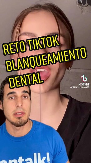 Aparatos para BLANQUEAR los DIENTES ¿Funcionan? Reto TIKTOK whitening teeth spit #witheningteeth #dentalk #dentista #dental #blanqueamientodental #retotiktok