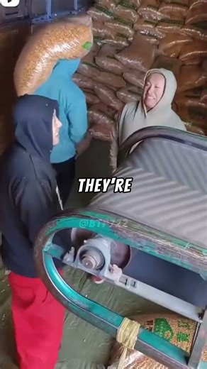 No-Hands Challenge! Guys Hoist 50kg Sacks with Insane Skill & Balance! 😲