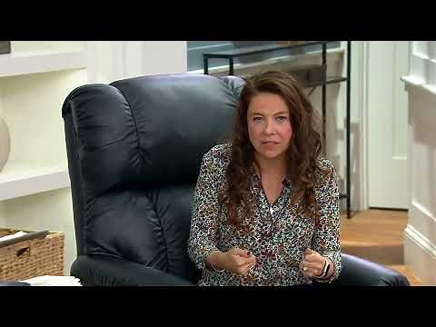 La-Z-Boy Pinnacle Leather Manual or Power XR+ Rocker Recliner on QVC