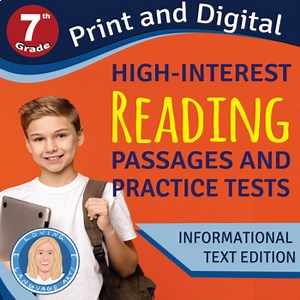 7th Grade Reading Passages & ELA Practice Tests | Informational Text Edition
