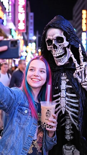 Taste Test: The Viral Grim Reaper Boba Tea