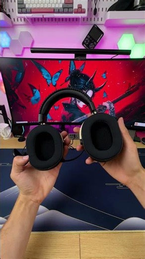 MCHOSE V9 Turbo+ Gaming Headset with Docking Station! #headphones #pc #bluetooth #shorts