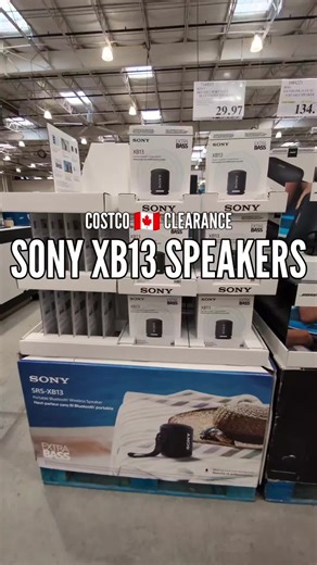 Sony XB13 Portable Bluetooth Speakers at Costco Clearance