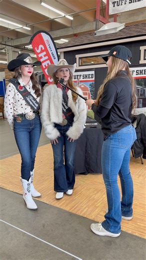Tuff Shed on Instagram: "Whether you go with a classic red or a hot pink – we offer a wide range of paint colors for you to choose from. It was a blast chatting with rodeo fans at @nationalwestern 🤠 Stop by our booth for a chance to WIN a FREE TUFF SHED before Sunday, January 25th!"