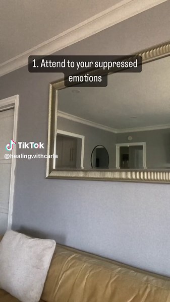 ✨4 Ways You Can Heal Psychosomatic Symptoms or TMS ✨ There many terms used to describe unexplainable chronic symptoms, such as Tension Myositis Syndrome(TMS) or Neuroplastic Pain. No matter what term you use to describe psychosomatic symptoms. The root cause is still the same. These are a few ways you can get started on your healing journey! 1. Attend to your suppressed emotions- Complex emotions can be stored in the body and manifest as pain / physical symptoms. When we don’t make space to proc