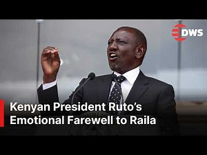 RUTO’S POWERFUL WORDS: Kenya's President Ruto Pays Final Respects to Odinga at State Funeral | AQ1E