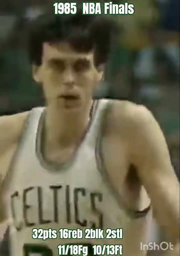 Game 6 of the NBA FINALS KEVIN MCHALE vs. LA Lakers in 1985 : #shorts #NBA #kevinmchale