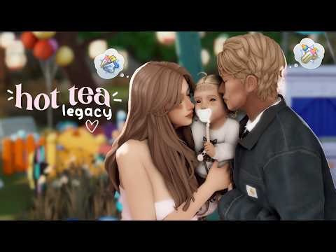 My sim is pregnant AGAIN… 💕 the sims 4: hot tea legacy