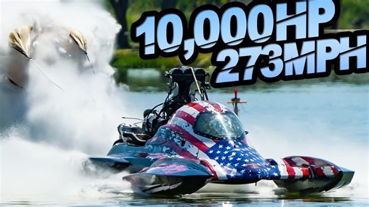 10,000HP Drag Boats | 273MPH in 3 Seconds! (World's FASTEST Drag Boats) | That Racing Channel