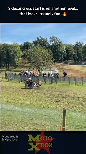 SIDECAR CROSS START. JUST LOOK HOW FUN THAT IS ✊🏼