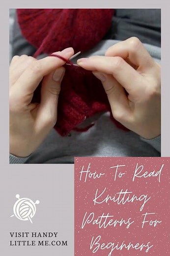 How To Read Knitting Patterns For Beginners