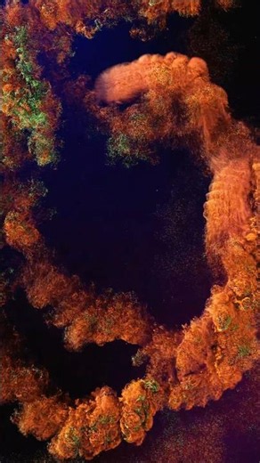 4K Underwater Sand Motion | Calming Music for Meditation & Sleep/Underwater Sand Fluid Turbulence