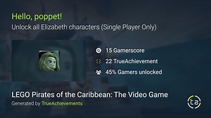 Hello, poppet! achievement in LEGO Pirates of the Caribbean: The Video Game