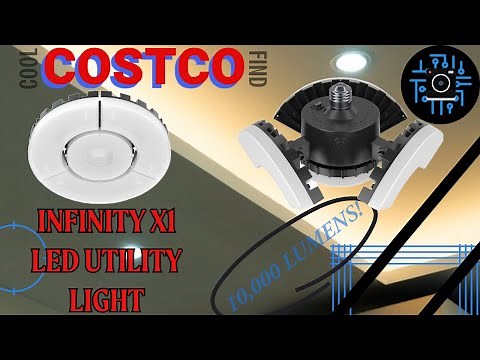 Infinity X1 Utility Light - Cool Costco find #light #4k #infinity #costco #withme #solution