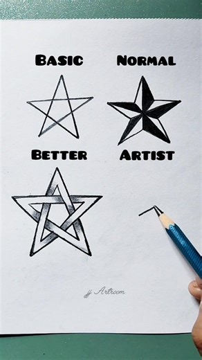 Star drawing easy tutorial⭐😱#art #drawing #tutorial #shorts #youtubeshorts