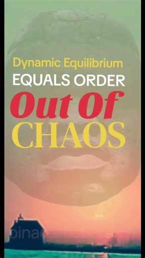 Dynamic Equilibrium Equals Order Out Of Chaos
